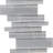 Karma Random Sized Glass Linear Mosaic Wall Tile-45293115