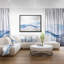 Toile abstraite murale, impression de vague d'eau 3D - Vague d'eau 3D-35124094-35124101