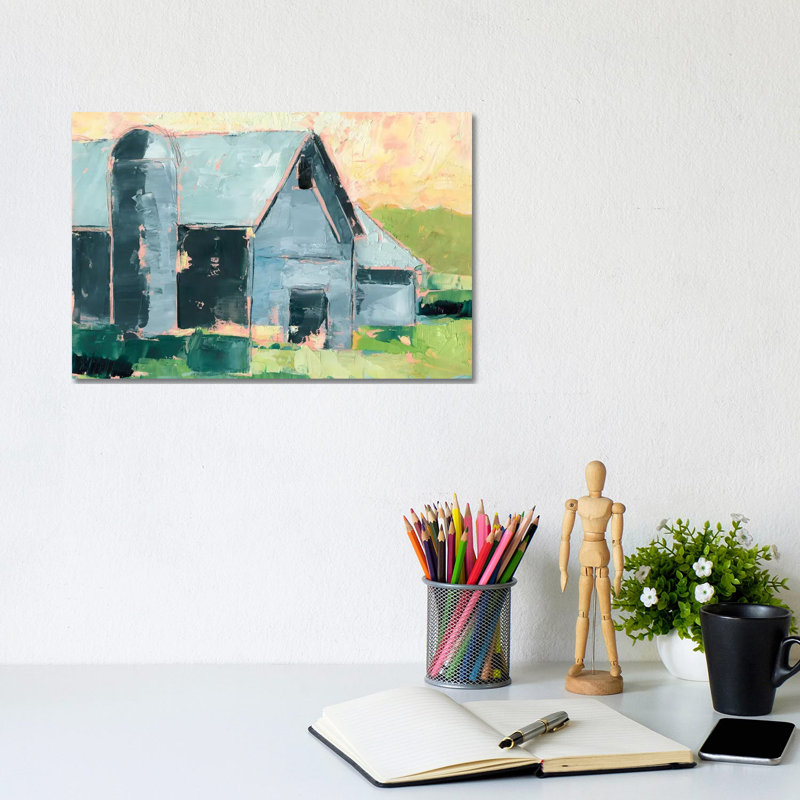 «Southern Glow I» par Ethan Harper - reproduction d'art, H 8 po x l 12 po x P 0,75 po, Toile tendue, Pas de tapis