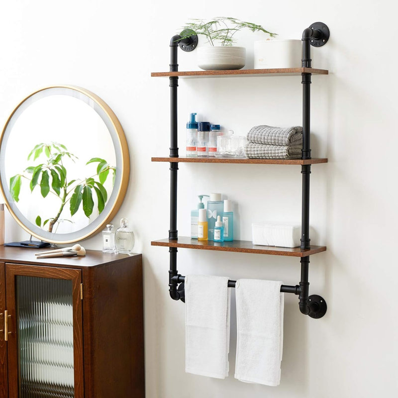 103.5 cm H x 60 cm W Floating Shelf Bookcase