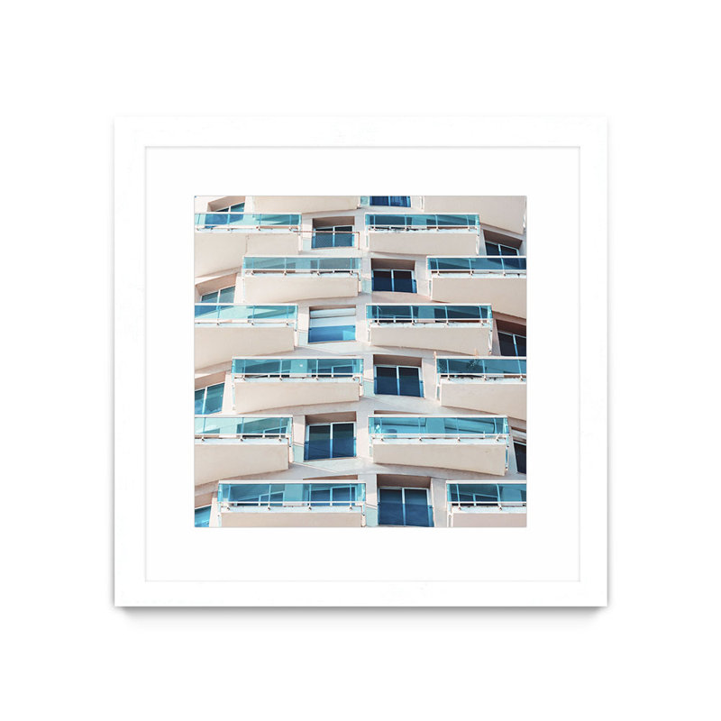 'Balconies' by Pexels - Picture Frame Print on Paper