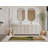 Chicago 84'' Double Bathroom Vanity with Quartz Top