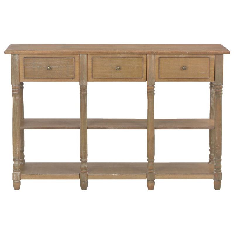Khoury Console Table, Dark Brown, Dark Brown, 76cm H x 120cm W x 30cm D