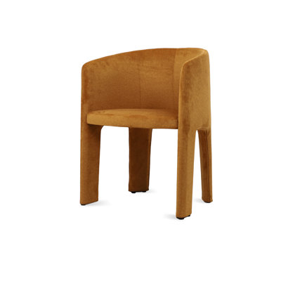 Camilla Arm Chair in Cognac Velvet