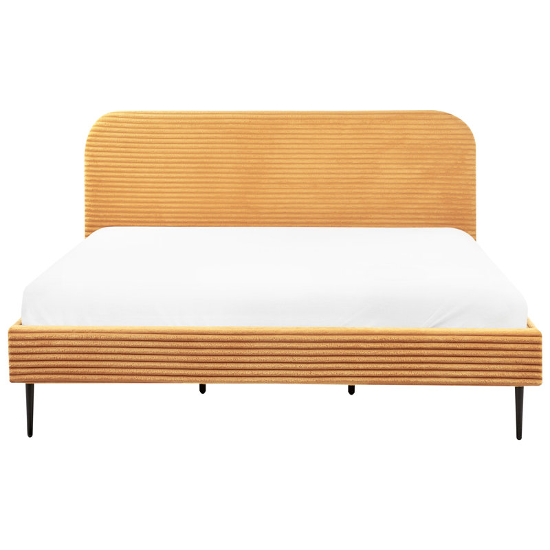 Bed Corduroy Fieldsboro, Super King (6'), Orange
