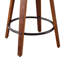Chaises de bar pivotantes à hauteur de siège de 26 po Logreira-417789852