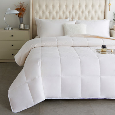 Housse de couette en laine pour lit double Royal / royal, lavable à la machine
