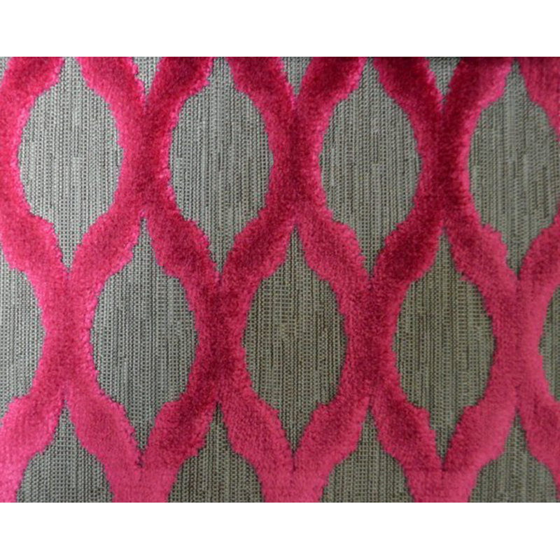 Tissu diamond laras velours, Grenat