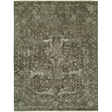 Oriental Area Rug in Gray