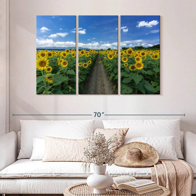 Chemin de tournesol Alvord, H 32 po x l 50 po