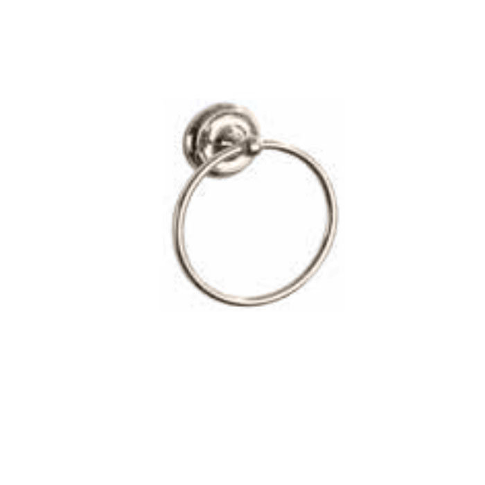 Whidbey Towel Ring, Satin Nickel