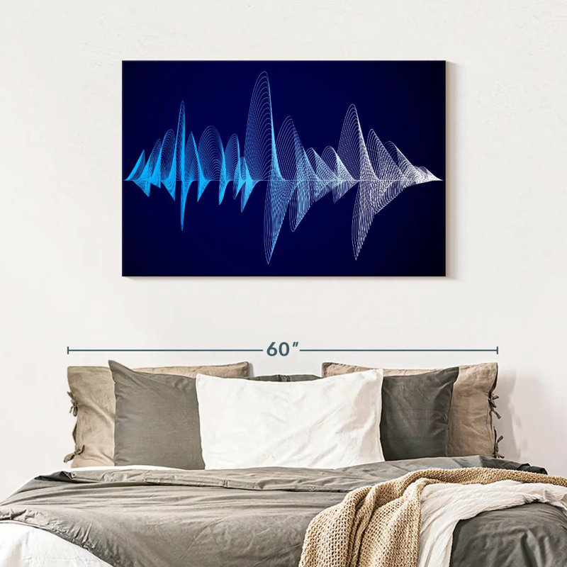 Abarca Equalizer Sound Waves, H 30 po x l 45 po