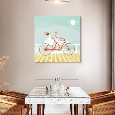 Senne, couple d'été à vélo