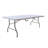 Arianah 240cm Rectangular Fold-in-Half Portable Folding Table