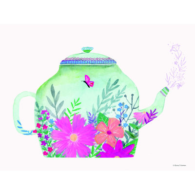 " Garden Teapot " Painting Print