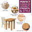 4 - Person Solid Oak Dining Set