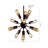 Industrial 12 Light Sputnik Sphere Chandelier