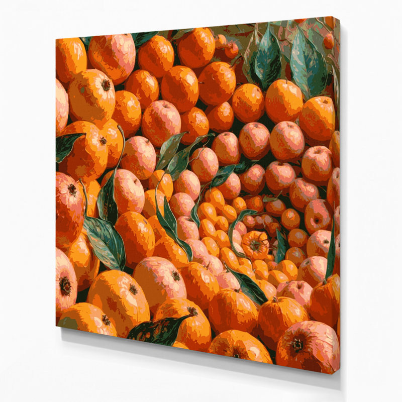 Art mural sur toile Fruit, H 8 po x l 8 po