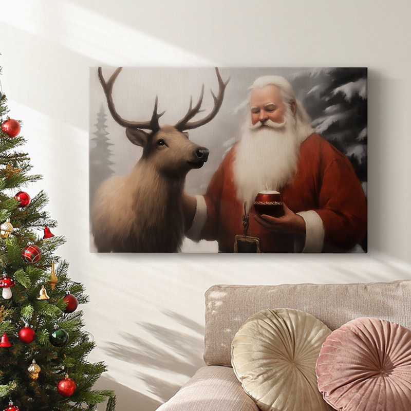 Art des Fêtes de Noël - Toile tendue avec châssis - Série 3-Cxxiv, H 24 po x l 36 po