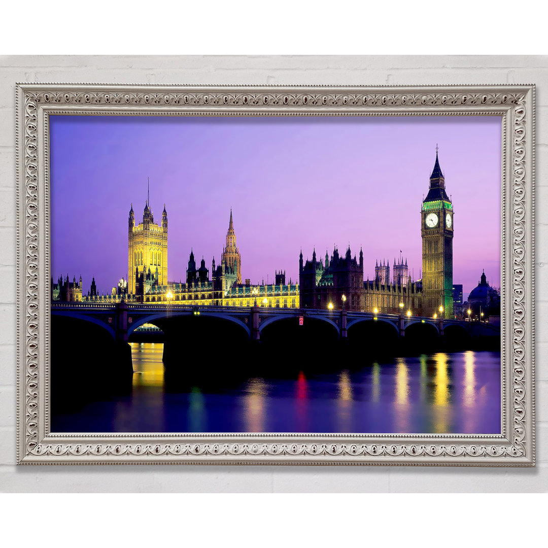 London Bridge City Lights - Einzelner Bilderrahmen Kunstdrucke