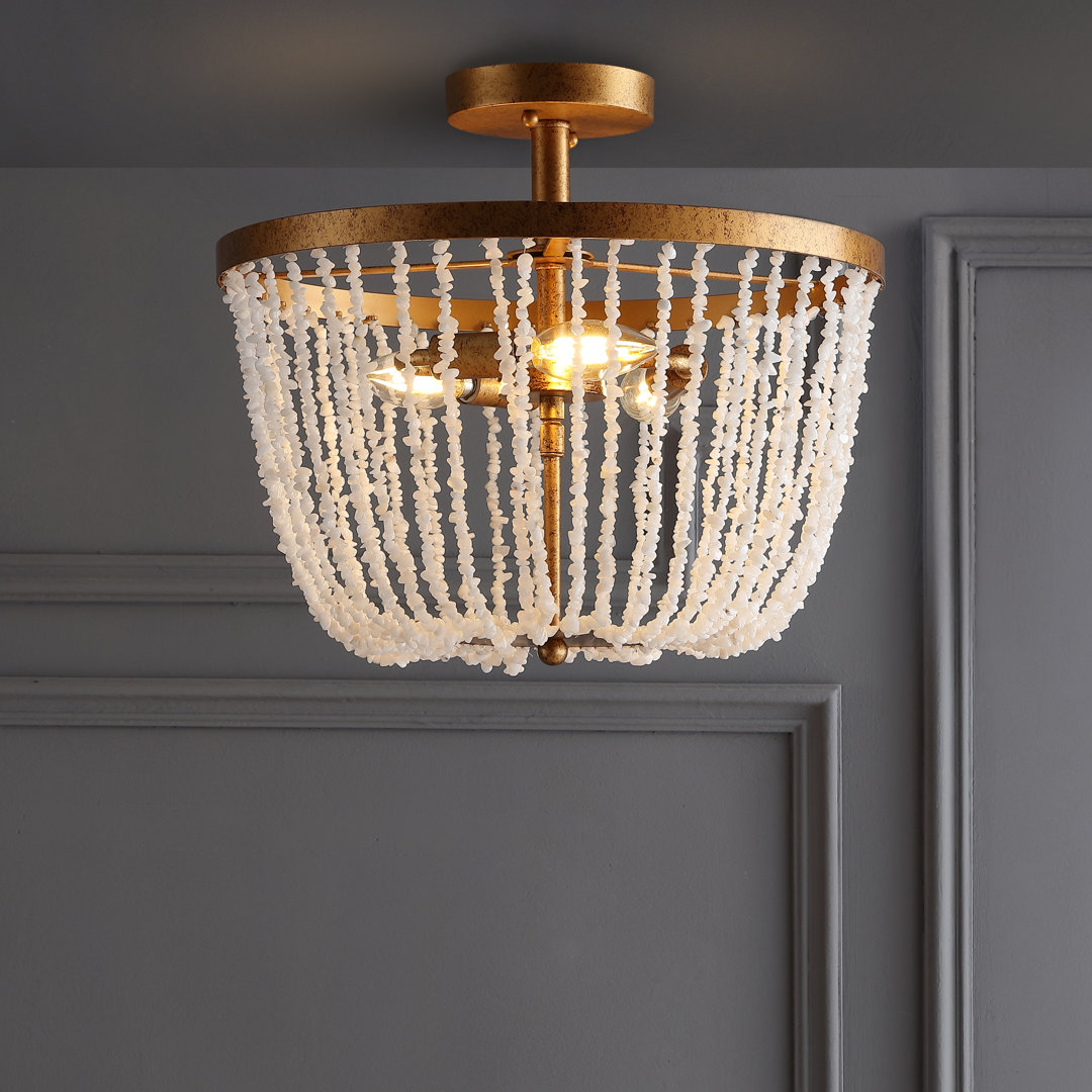 Tatianna Semi Flush Mount Bungalow Rose