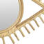 Miroir mural Greta, structure Sunburst, fibre naturelle