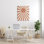 «Vintage Rayed Sun Rays Beaming Weathered Design» par Daphne Polselli, impression sur toile tendue