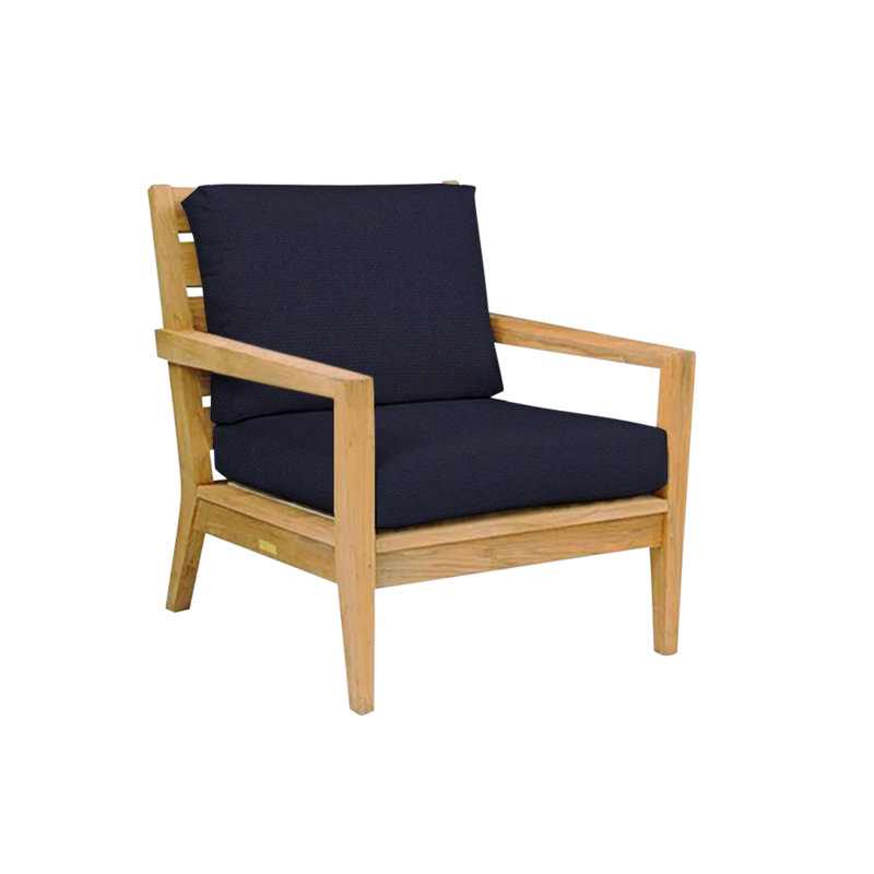 Algarve Outdoor Lounge Chair, Navy 6439