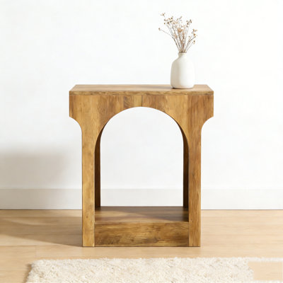 Arched Design End Table