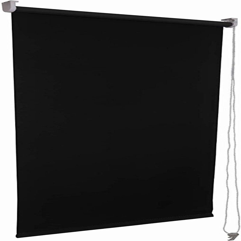 Blackout Zebra Shades, Black, 210 cm L x 60 cm W