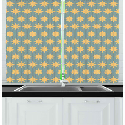 Pointed Kitchen Curtain