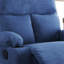 Fauteuil inclinable en tissu FlowLuxe Living Blue