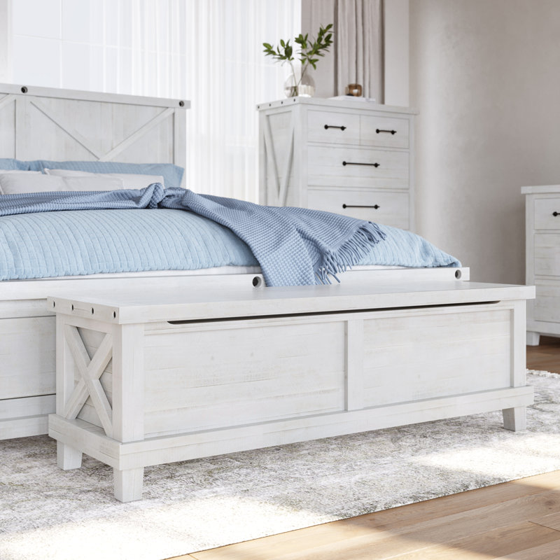 Banc en bois massif Thack