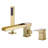 1 Handle Bathroom Roman Tub Faucet with Diverter-64593701