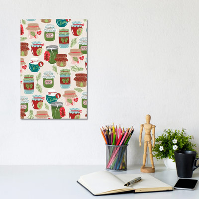 Festive Farmers Market III by Arrolynn Weiderhold - Wrapped Canvas Print