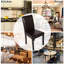Chaise de salle à manger rembourrée en similicuir H 18,7 po Espiye-1281035331