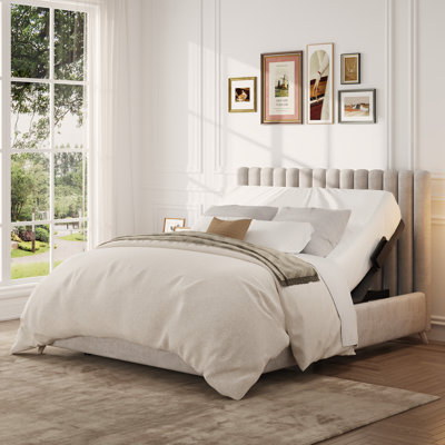 Boltz Zero Clearance Adjustable Bed Frame with Wireless Remote