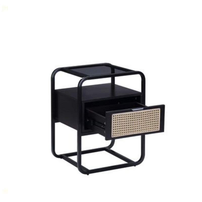 Colson Black Finish Accent Table