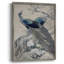 Reproduction encadrée vintage avec imprimé d'animaux XXXVI - bois massif-316169204