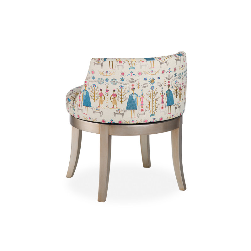 Jacqueline Memory Swivel Chair, Piatelli Mineral