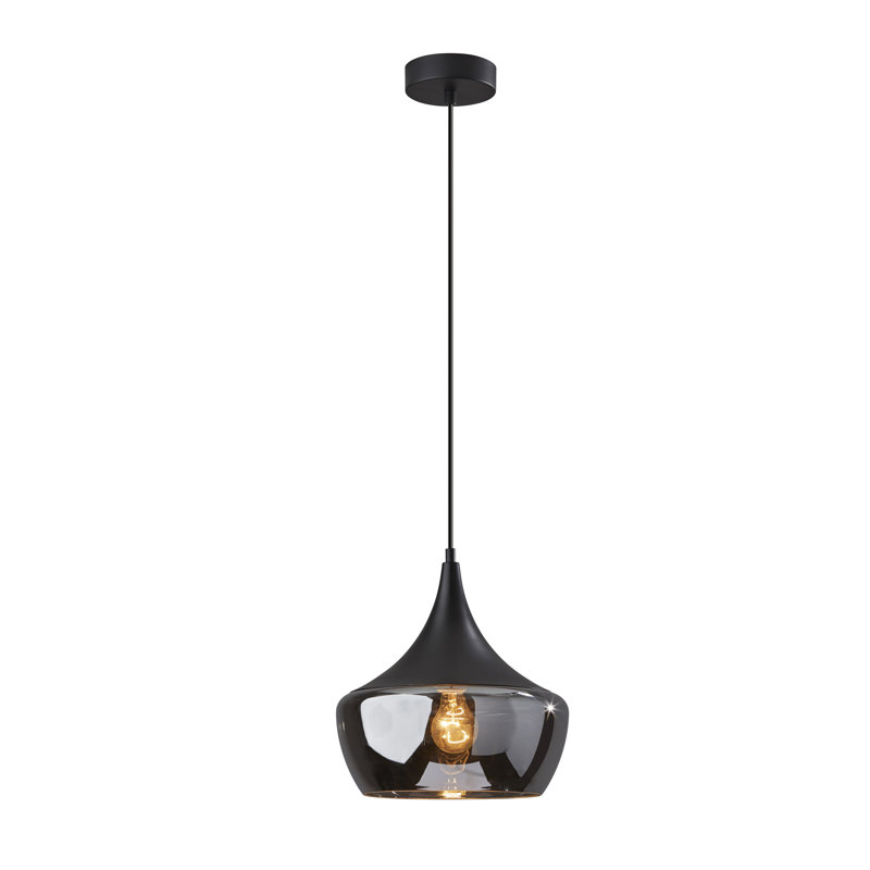 Bysshe 1 - Light Single Pendant, Black