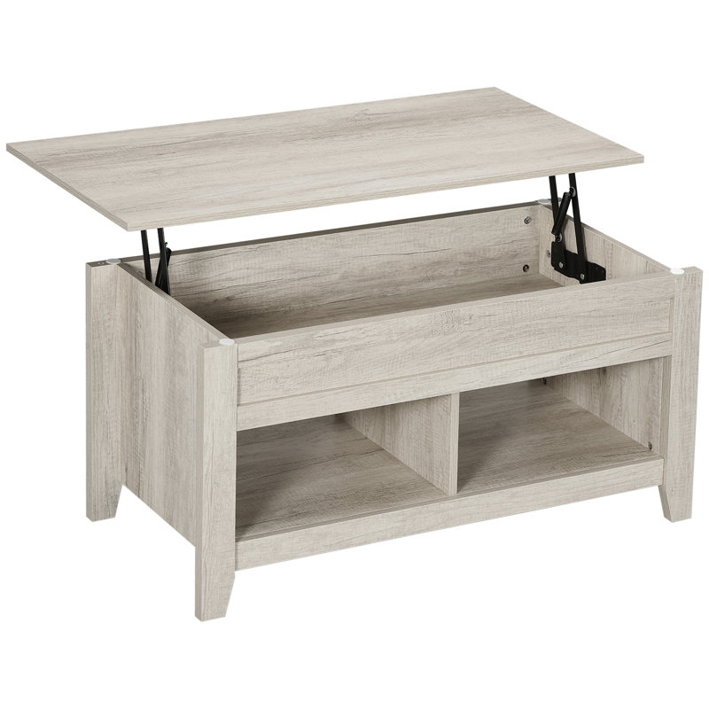 Covertt Lift Top Four Leg Coffee Table with Storage