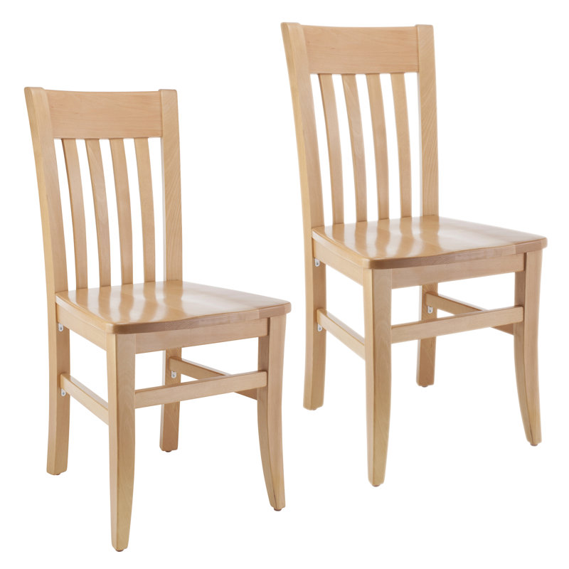 Henson Beech Solid Wood Side Chair, Natural