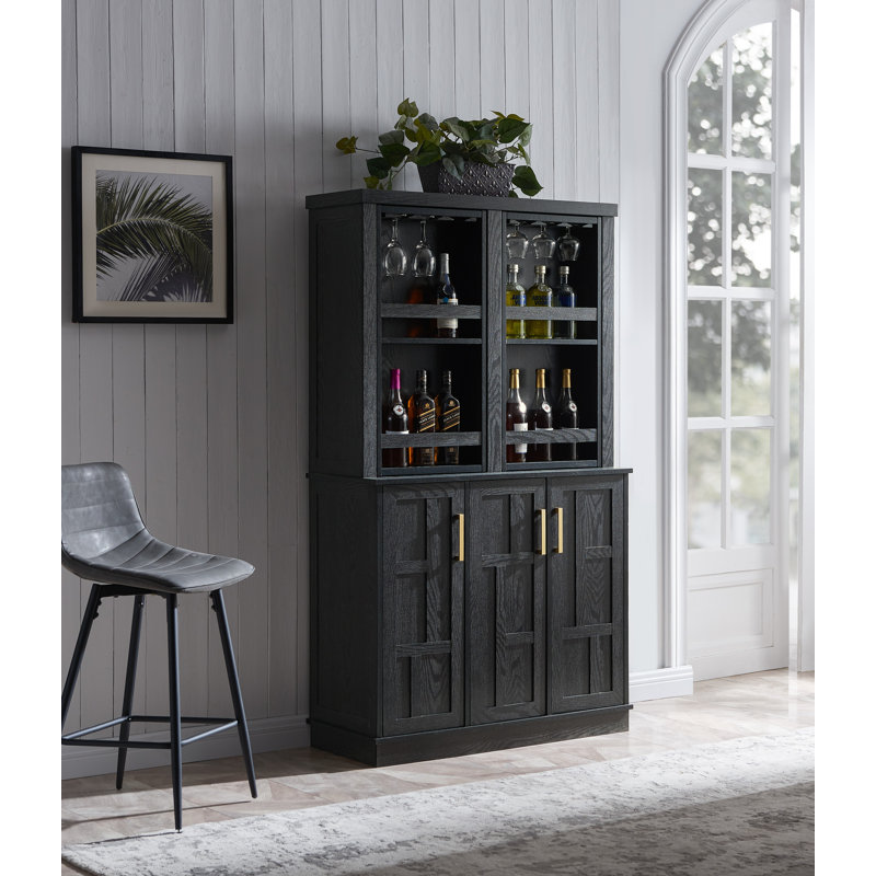 Armoire bar, Noir