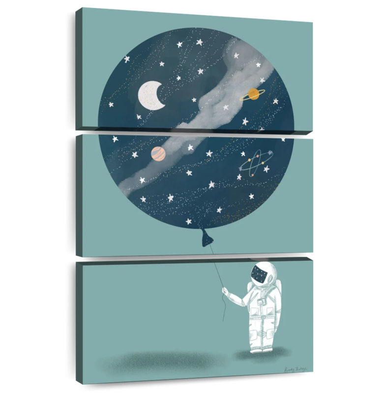 Ashelle astronaute ballon, H 57 po x l 36 po