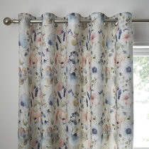 Velosso Meadow Floral Pencil Pleat Curtains