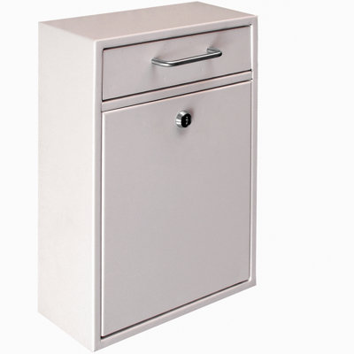 Steel Wall Mounted Mailbox with Magnetic Closure