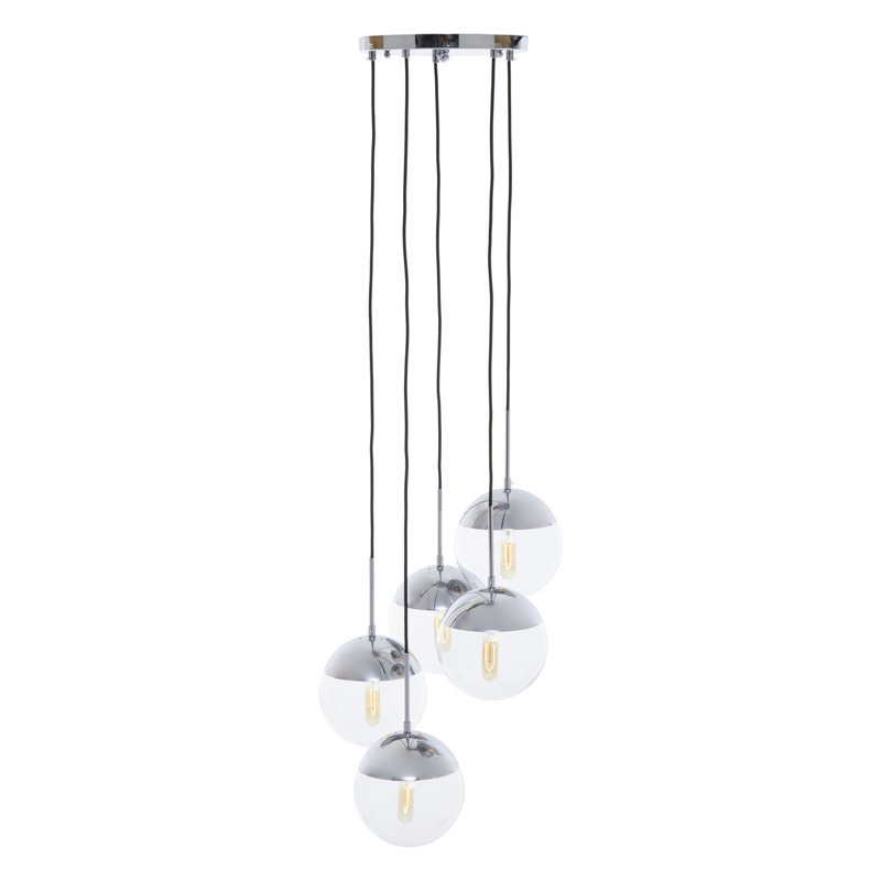 Royce 5 - Light Cluster Pendant, Silver