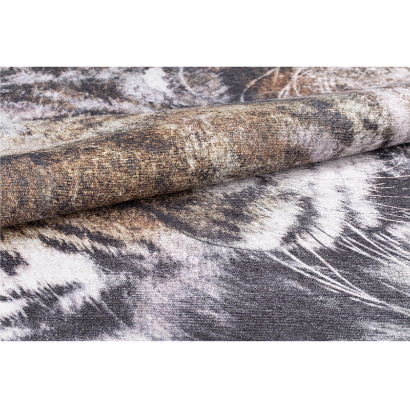Luxurious Machine Washable Carpet, 100% Polyester, 7.5 x 10.8 Feet | Pile Height: 0.2 Inches, 1850 g/m² | Recycled Poly Cotton Underside, Easy Care, Perfect for Living Room & Bedroom, Soft & Durable Design