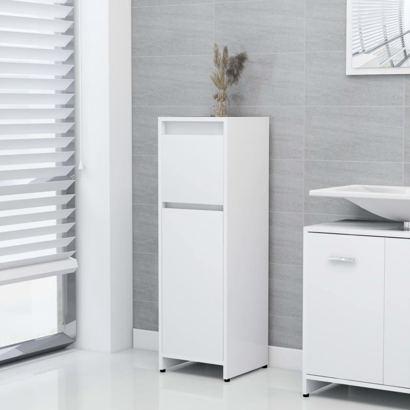 Avrohom Bathroom Cabinet, White